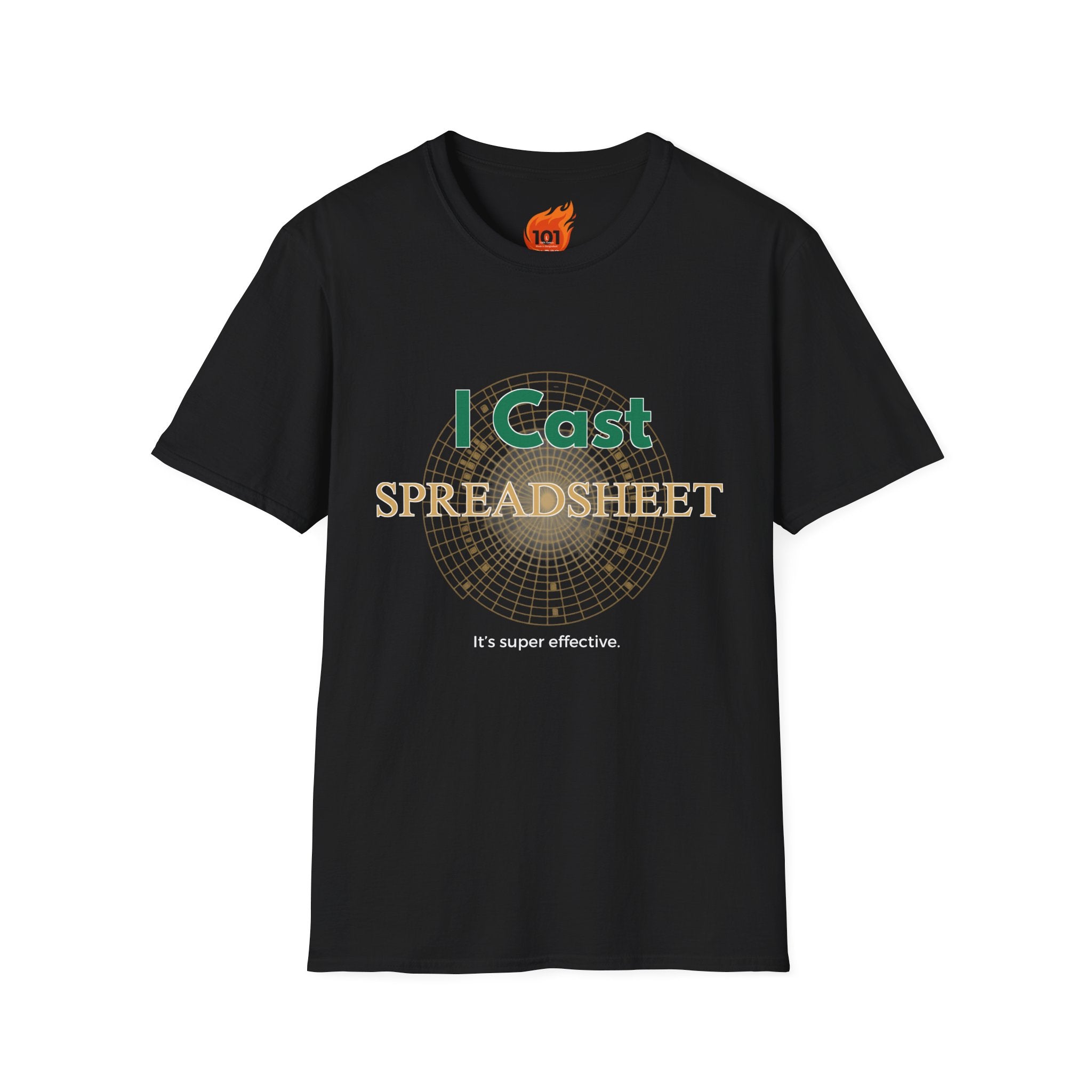 I Cast Spreadsheet Graphic T-Shirt