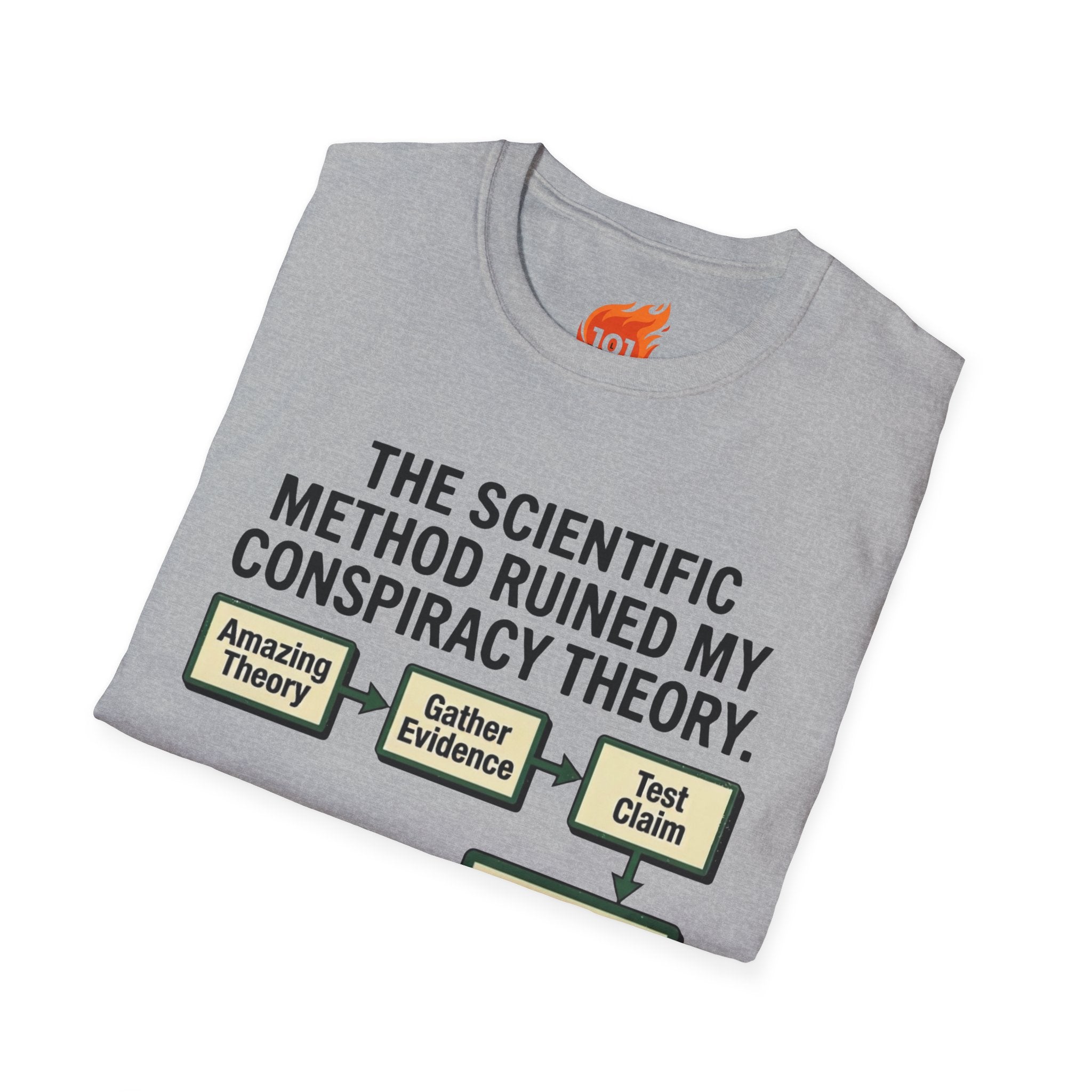 Scientific Conspiracy Theory Graphic T-Shirt