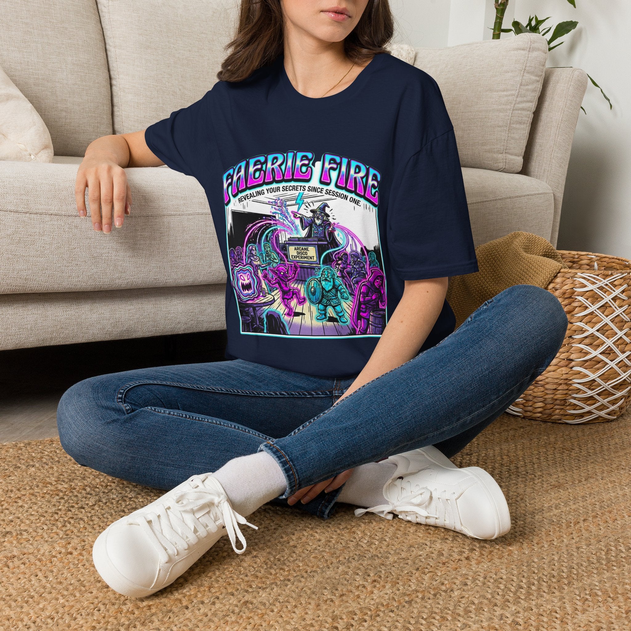 Spell: Faerie Fire Graphic T-Shirt