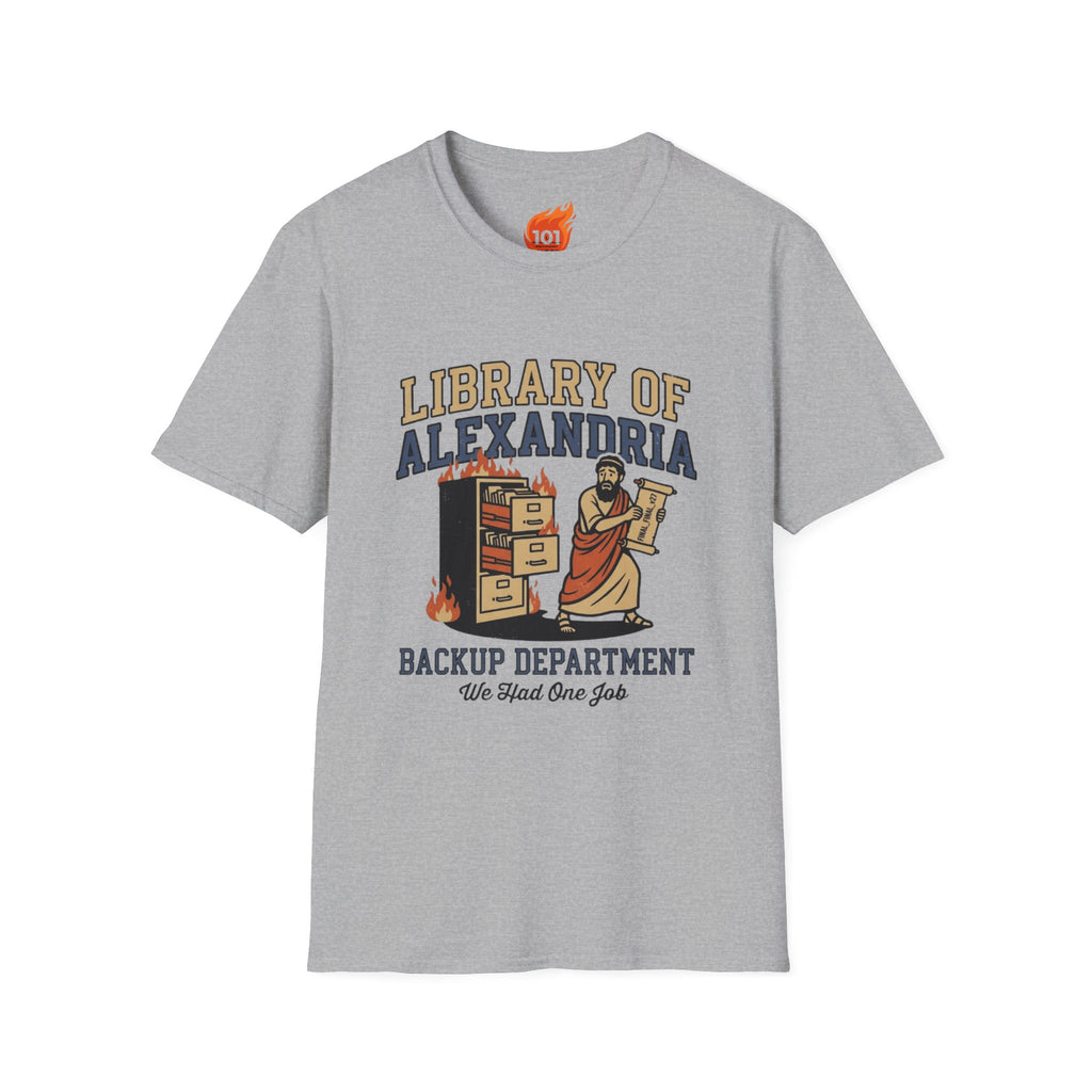 Library of Alexandria Backup Department Graphic T-Shirt