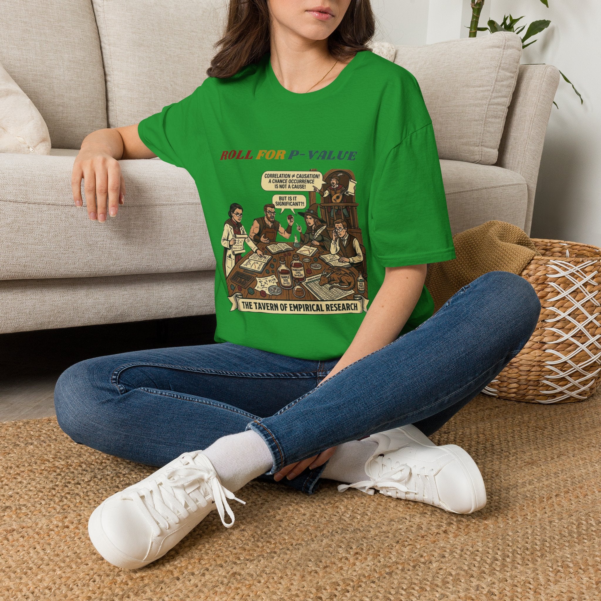 Roll for P-Value Graphic T-Shirt