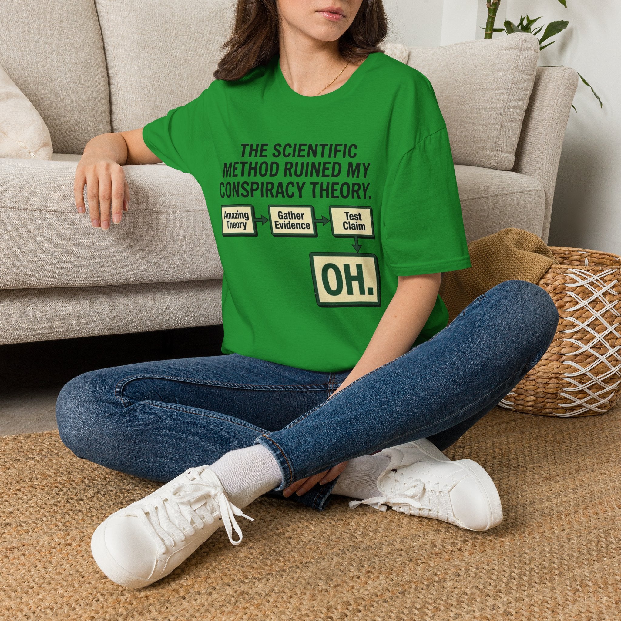 Scientific Conspiracy Theory Graphic T-Shirt