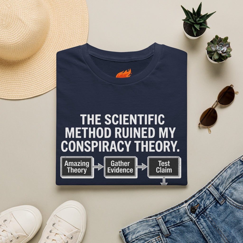 Scientific Conspiracy Theory Graphic T-Shirt