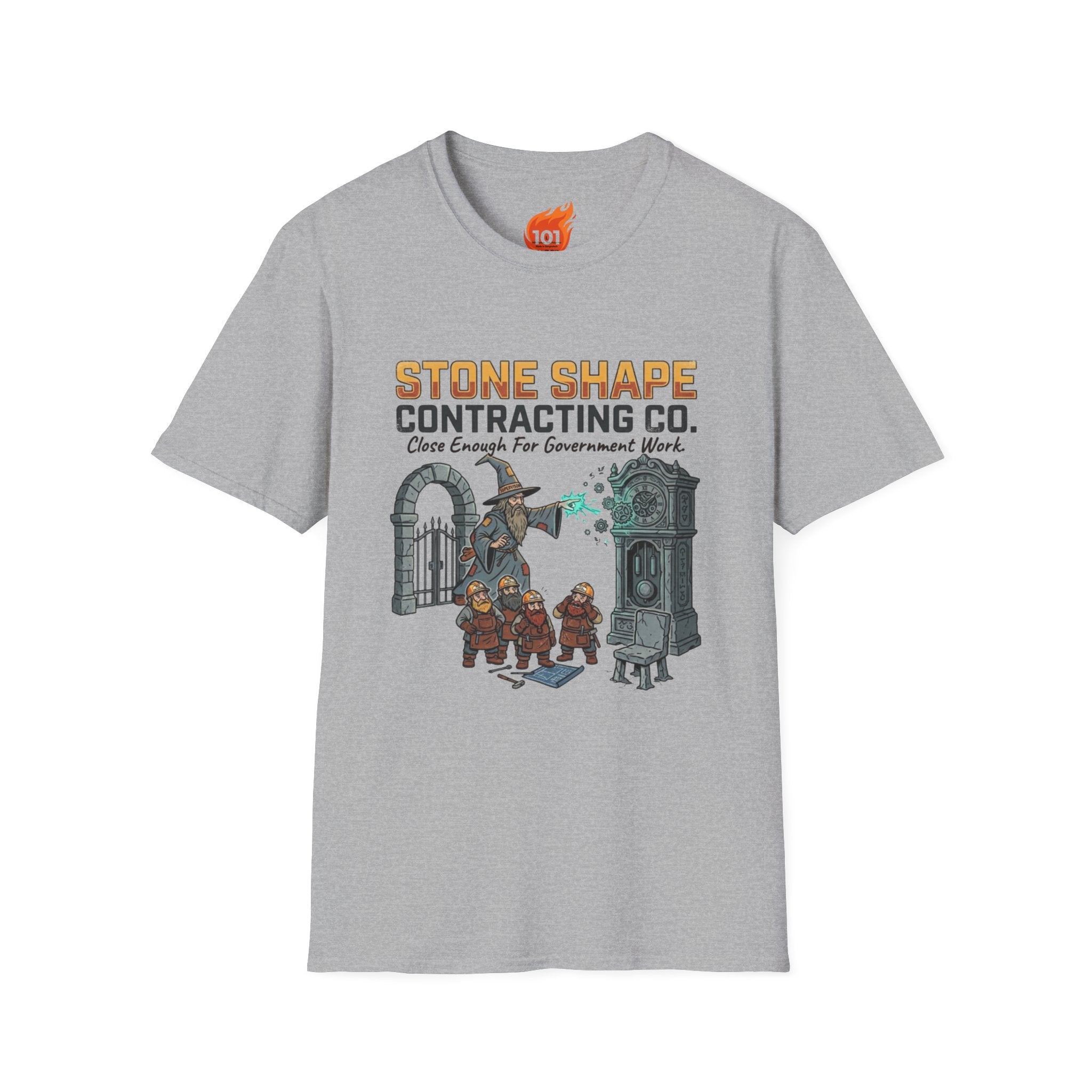 Spell: Stone Shape Graphic T-Shirt