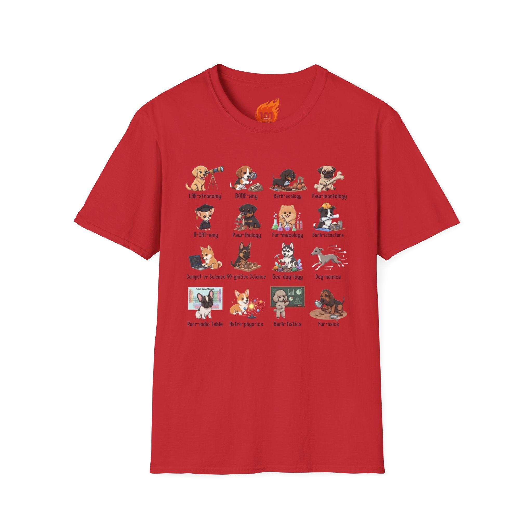 Future Dog STEM fields Graphic T-Shirt