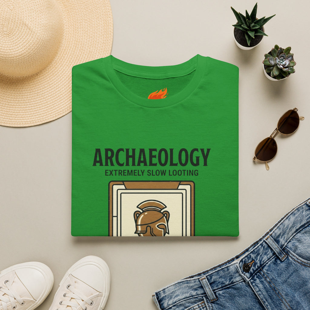 Archaeology is Slow Looting Graphic T-Shirt