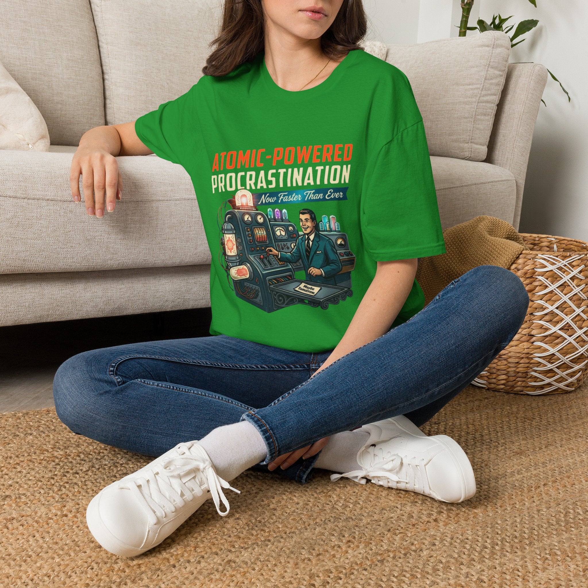 Atomic Procrastination Graphic T-Shirt
