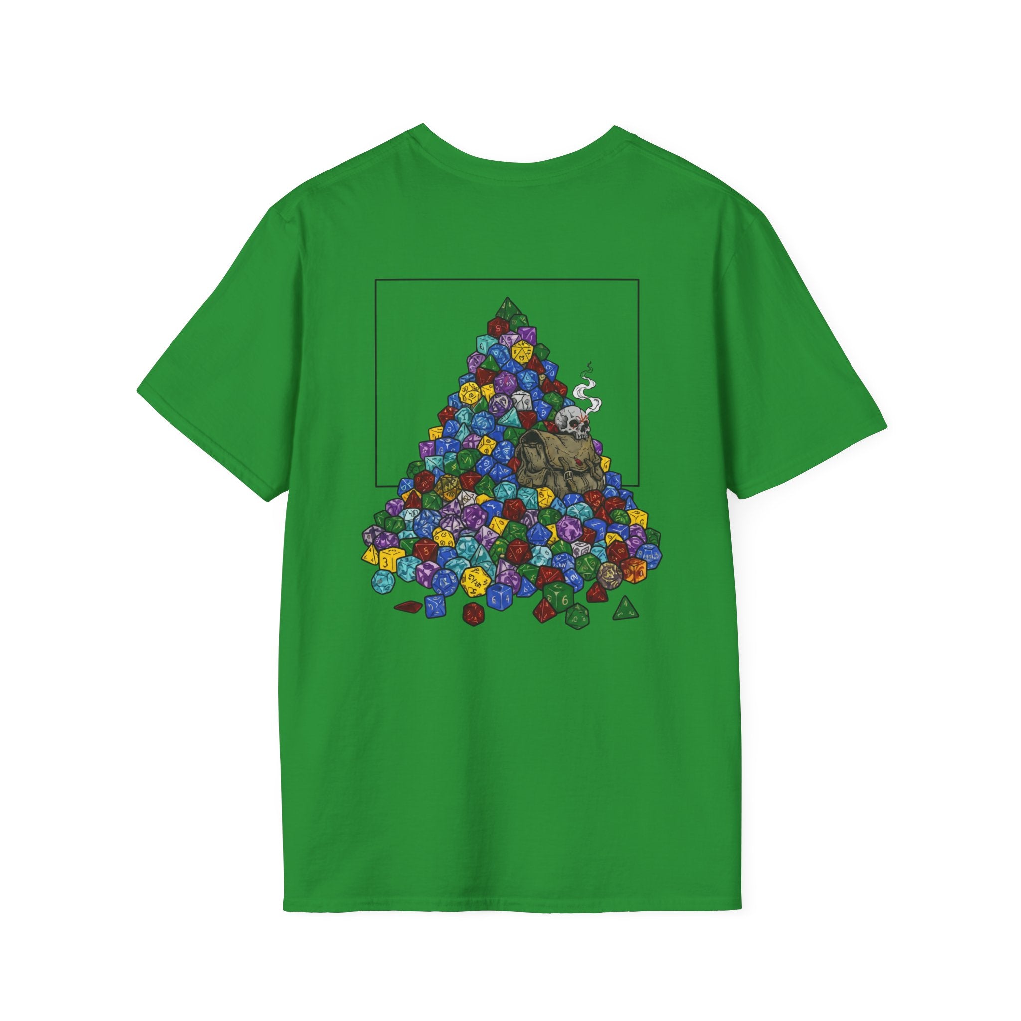 Cursed Dice Pile Graphic T-Shirt
