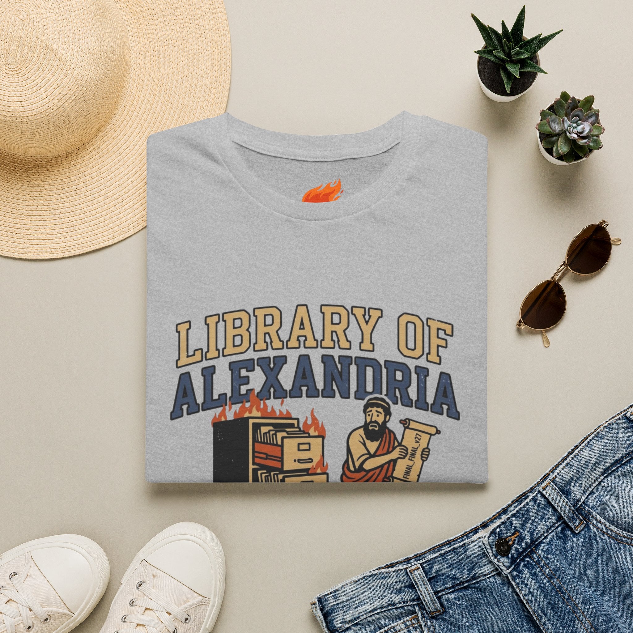 Library of Alexandria Backup Department Graphic T-Shirt