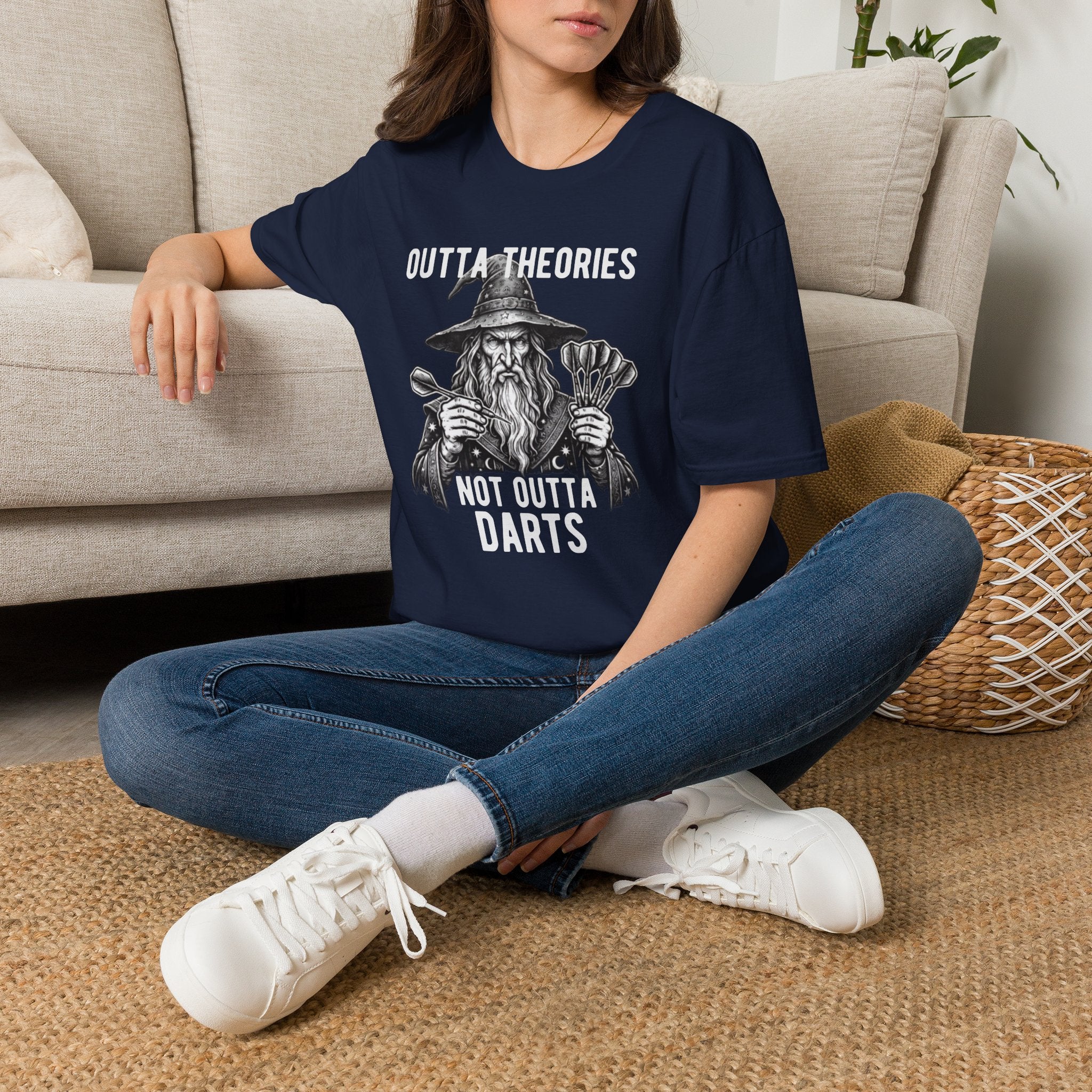 Outta Theories, Not Outta Darts Graphic T-Shirt