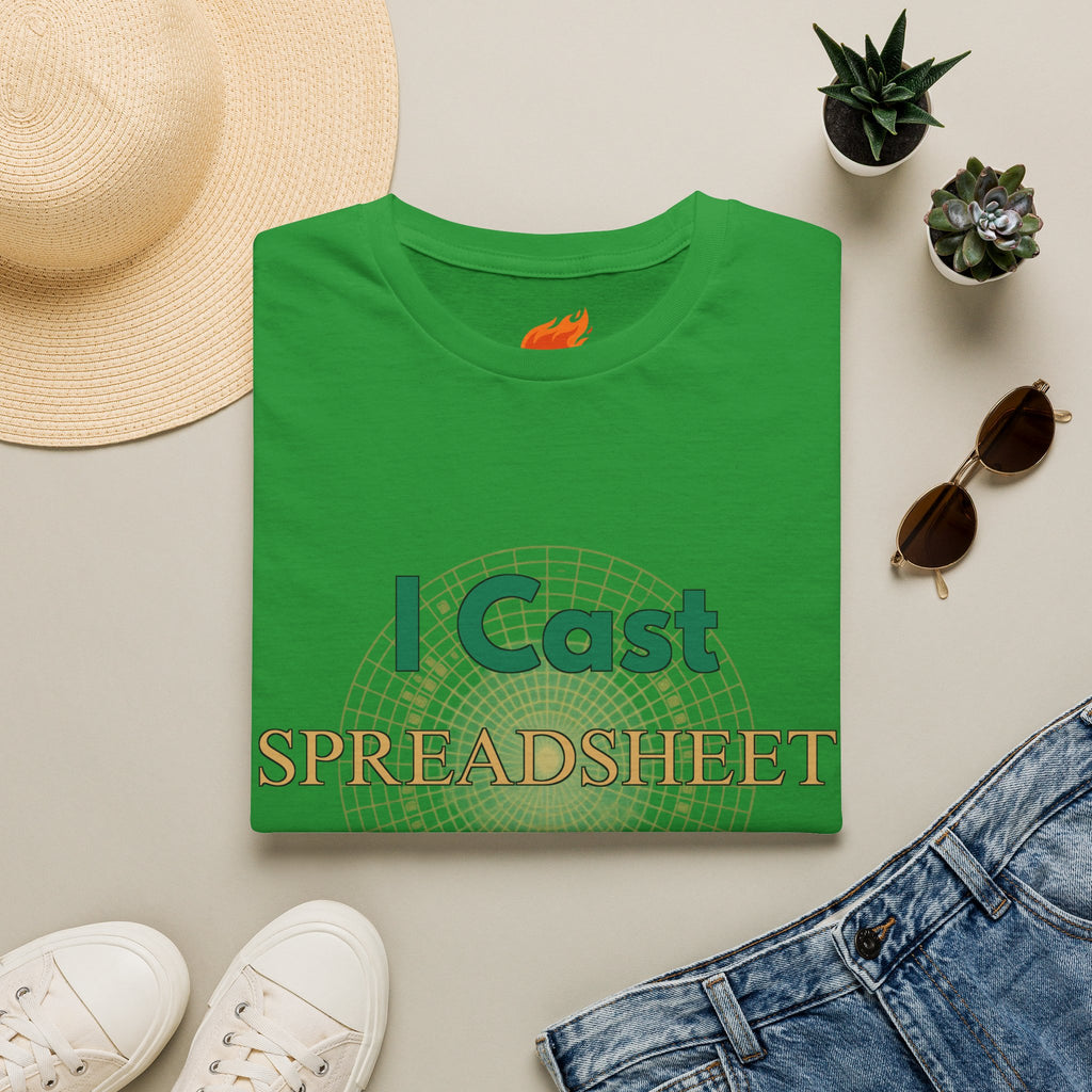 I Cast Spreadsheet Graphic T-Shirt