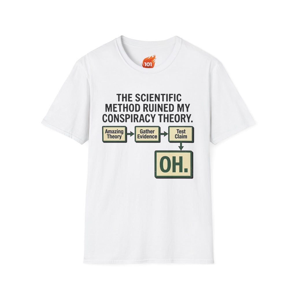 Scientific Conspiracy Theory Graphic T-Shirt