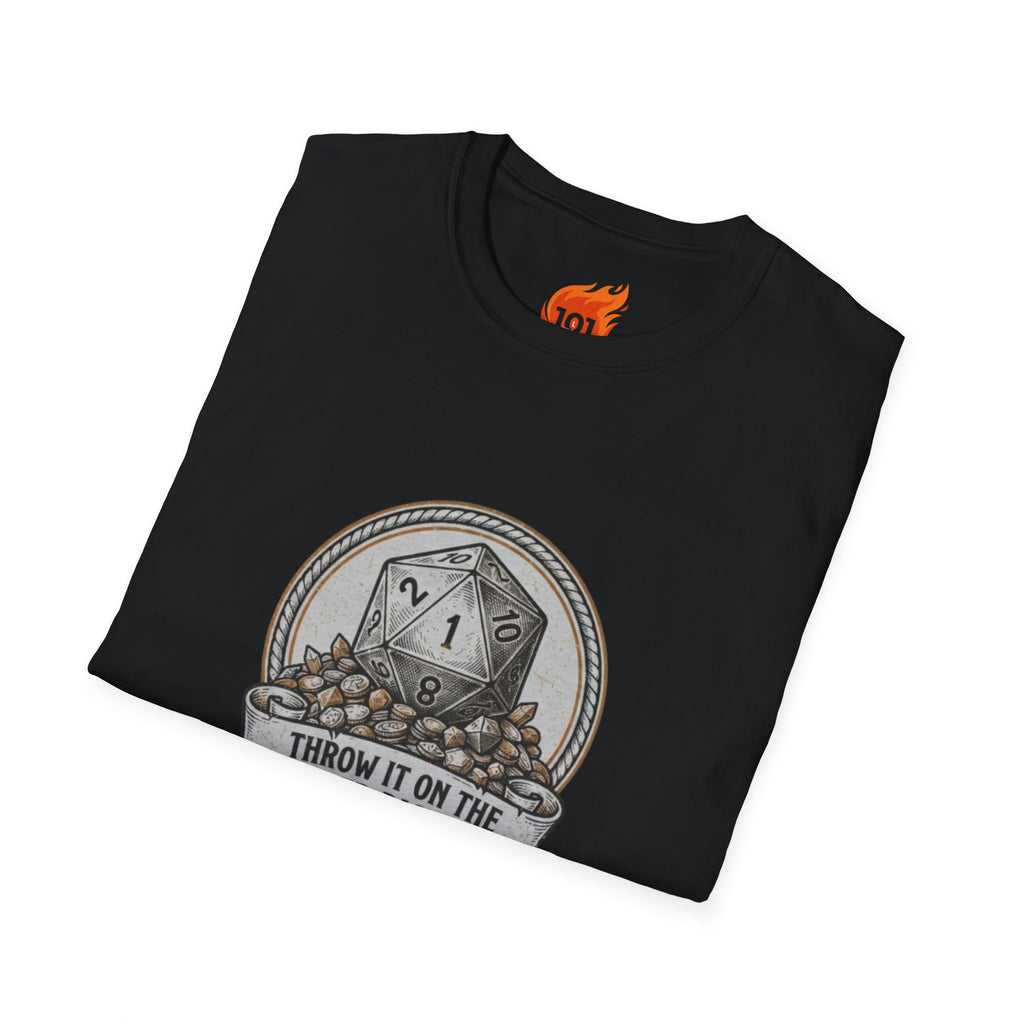 Cursed Dice Pile Graphic T-Shirt