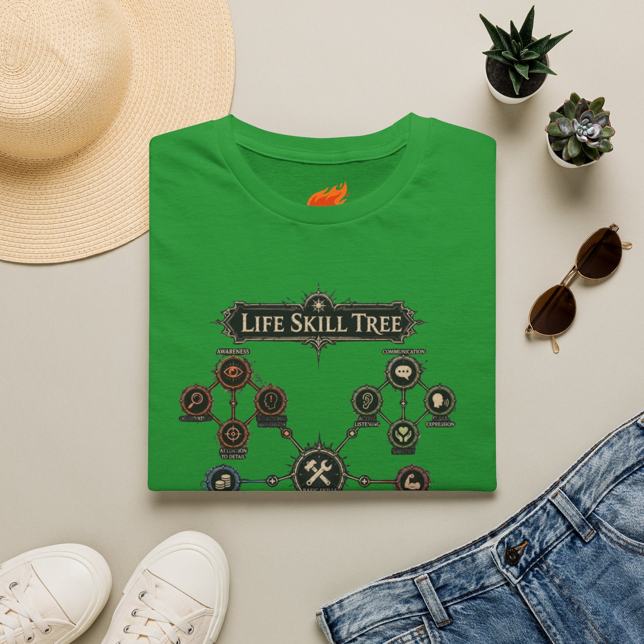 Life Skill Tree Graphic T-Shirt