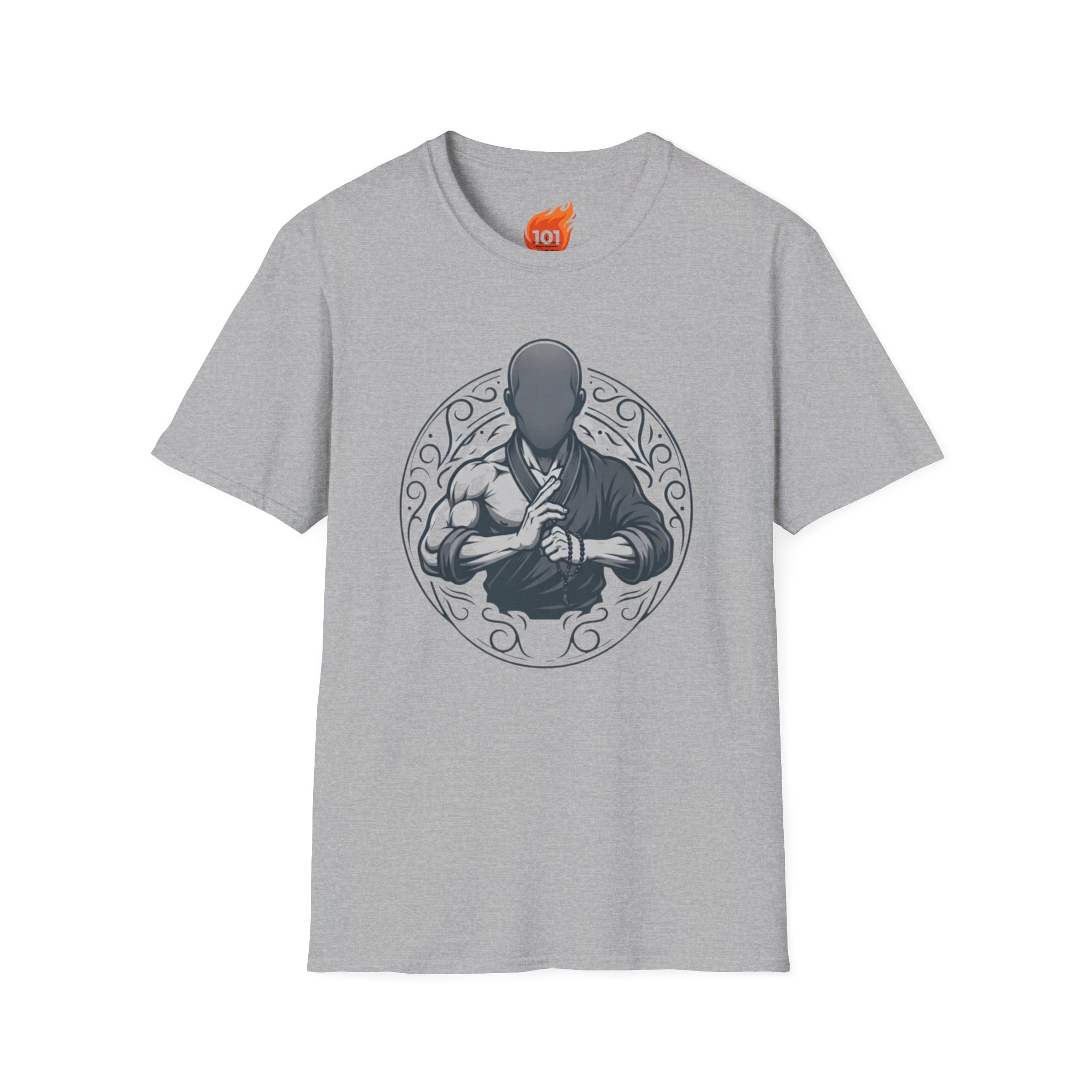 Monk Silhouette Graphic T-Shirt