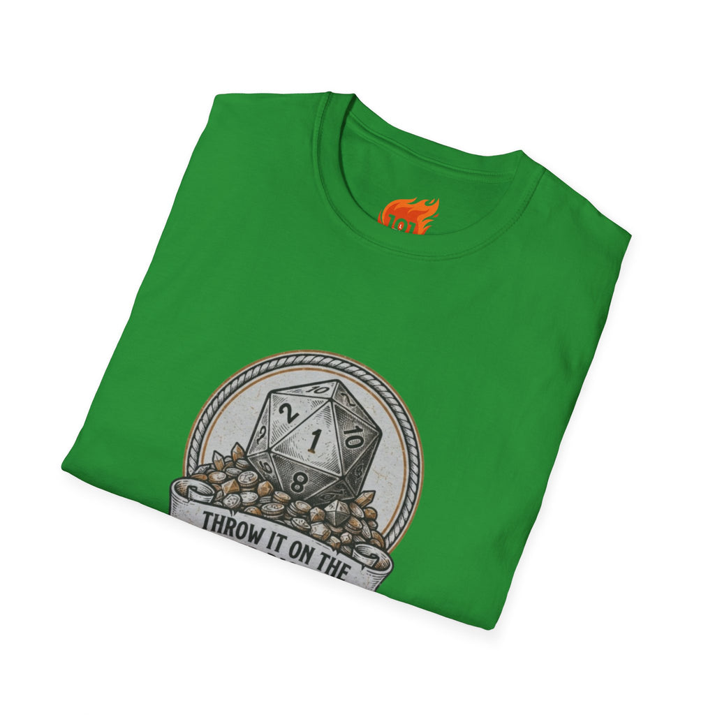 Cursed Dice Pile Graphic T-Shirt