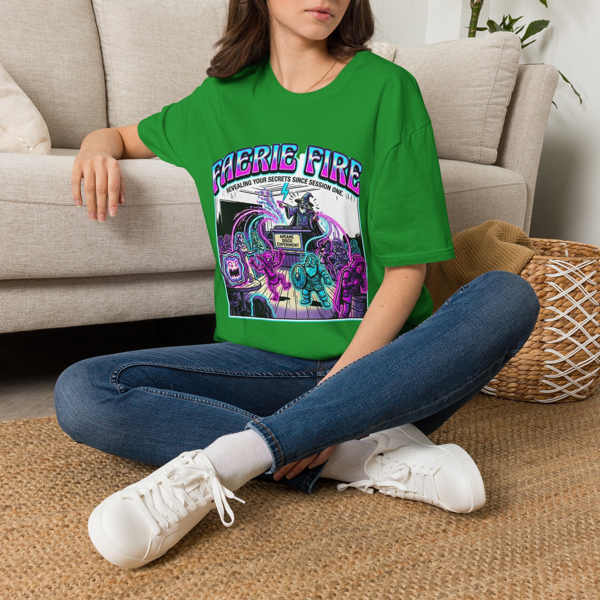 Spell: Faerie Fire Graphic T-Shirt