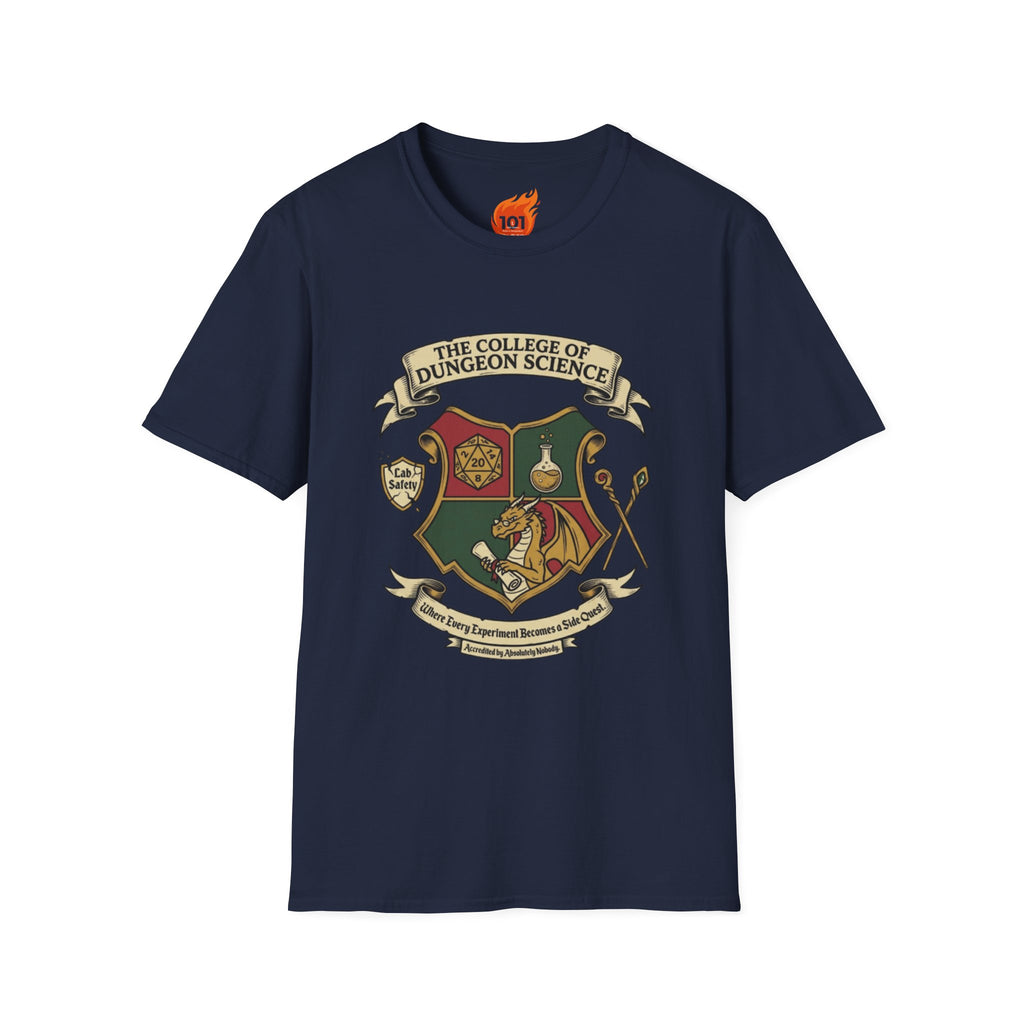 College of Dungeon Science Graphic T-Shirt