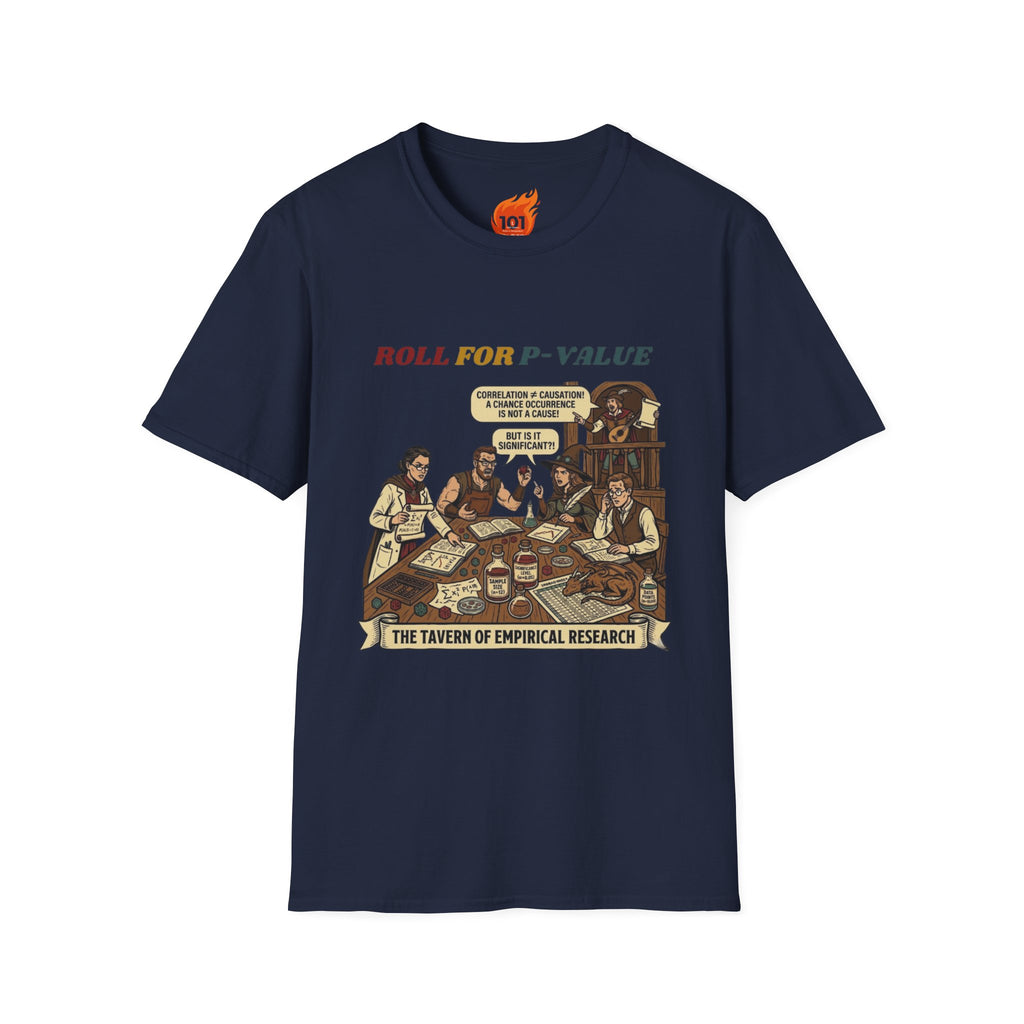 Roll for P-Value Graphic T-Shirt