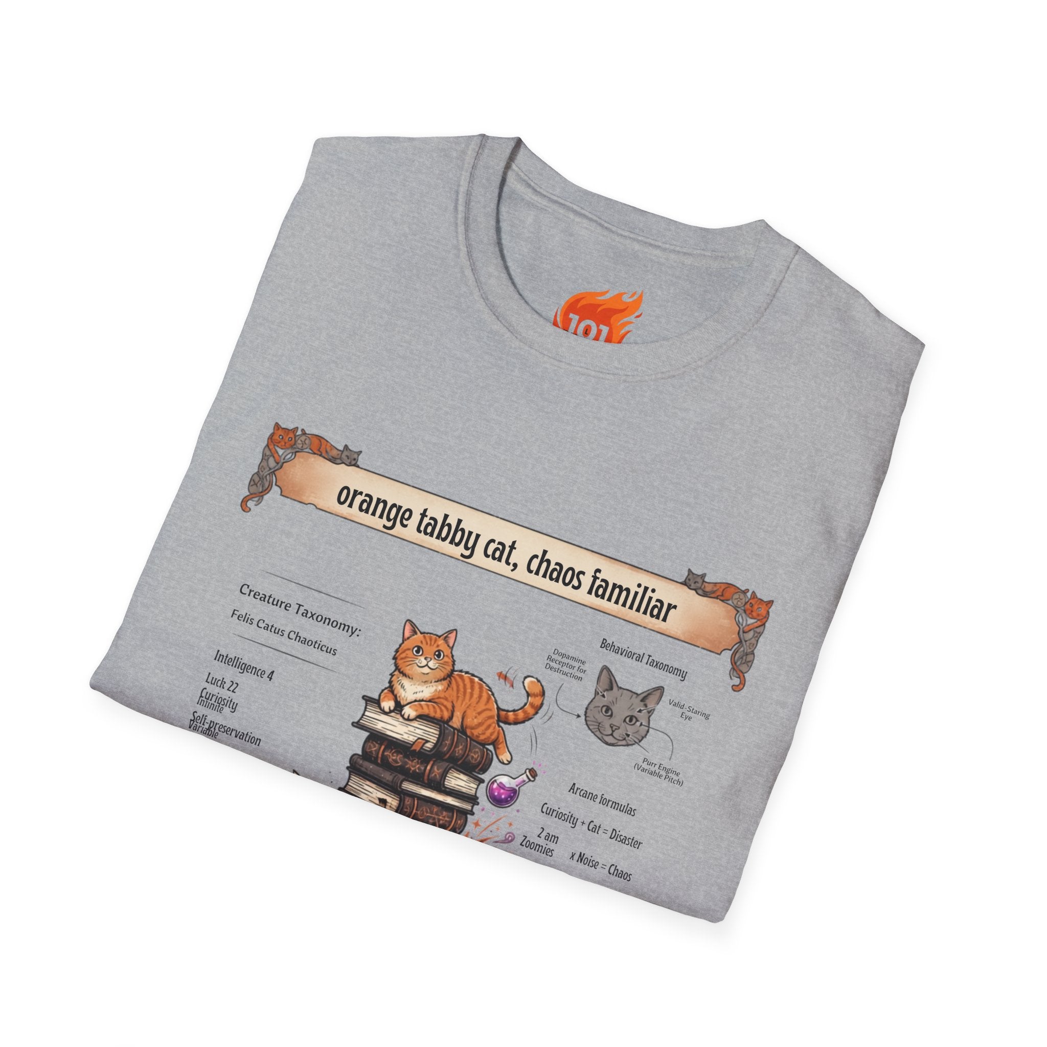 Everyday Bestiary: Orange Tabby Cat Graphic T-Shirt