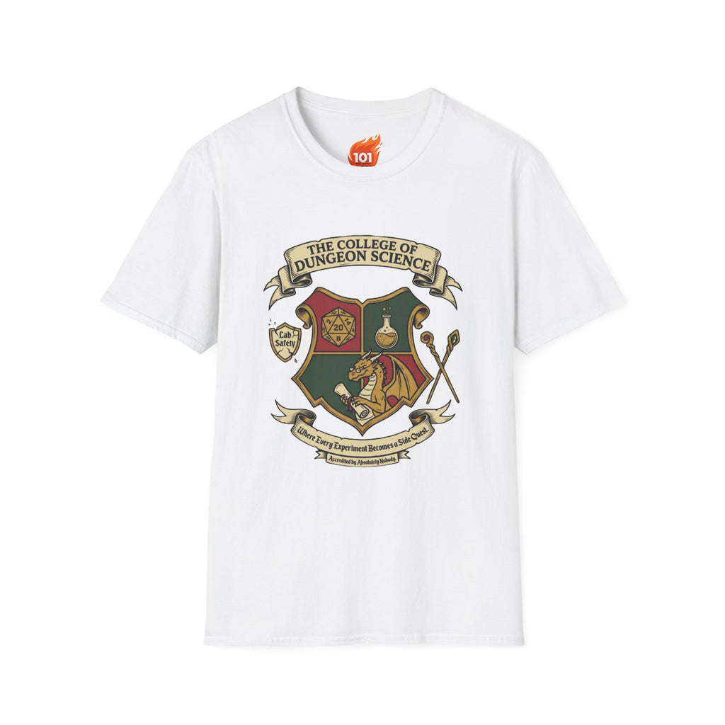 College of Dungeon Science Graphic T-Shirt