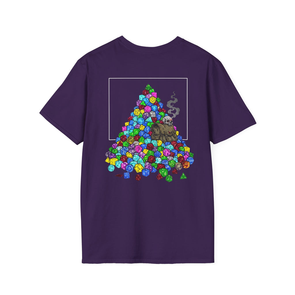 Cursed Dice Pile Graphic T-Shirt