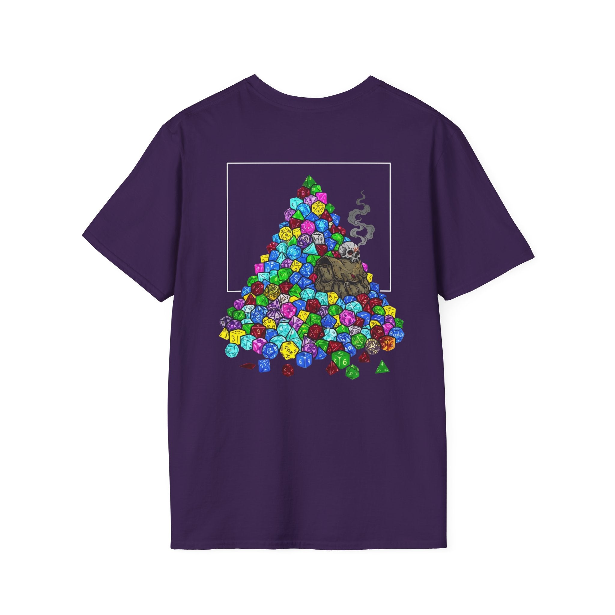 Cursed Dice Pile Graphic T-Shirt