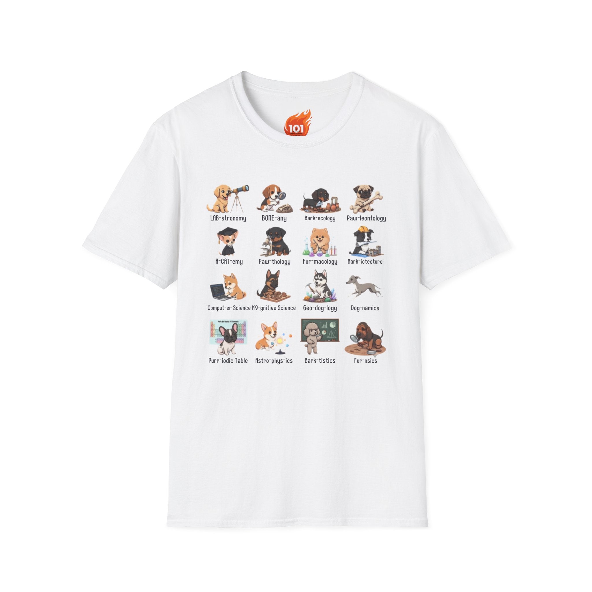 Future Dog STEM fields Graphic T-Shirt