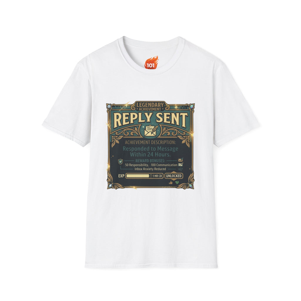 Achievement: Sent a Reply Graphic T-Shirt