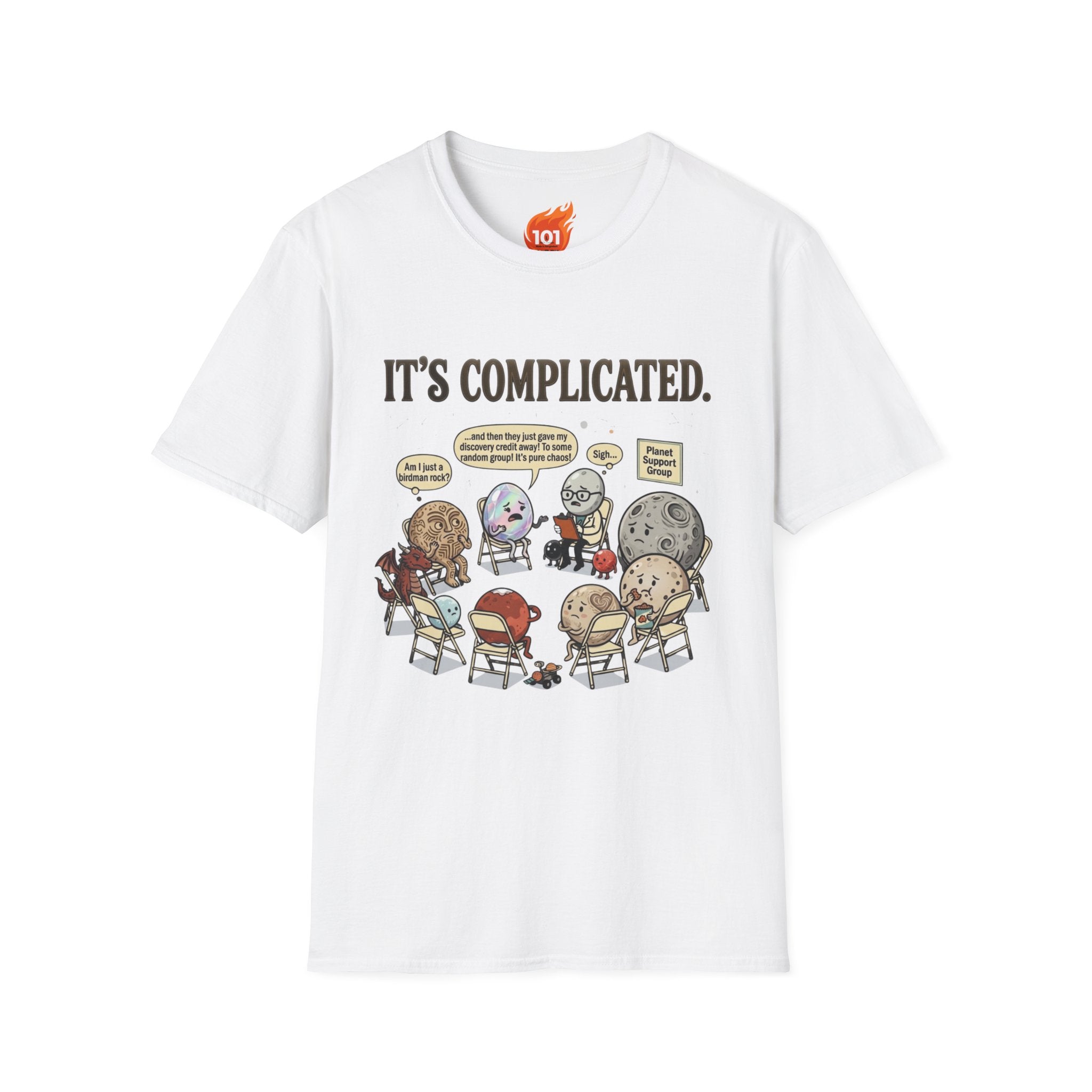 Dwarf Planet Support Group Graphic T-Shirt