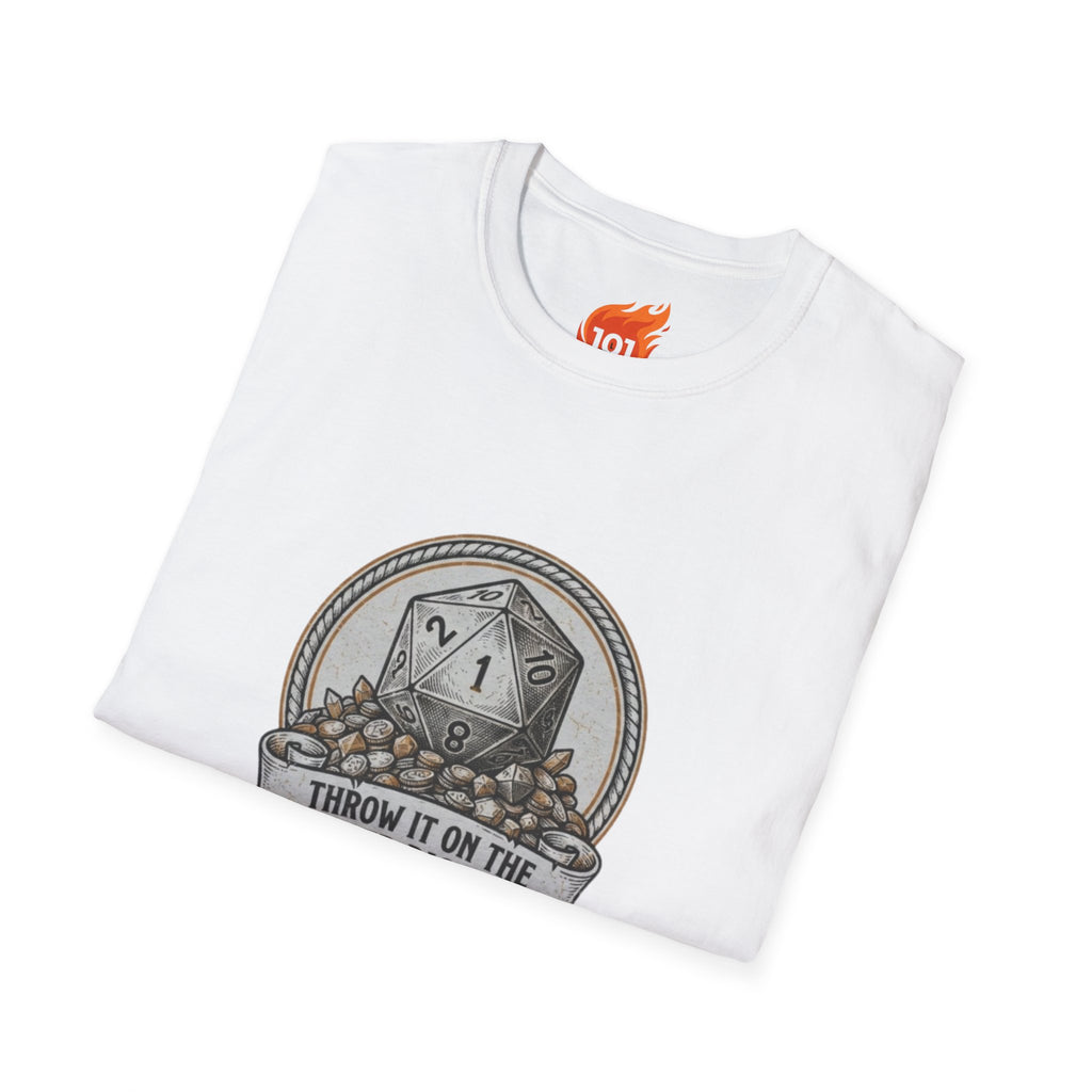 Cursed Dice Pile Graphic T-Shirt