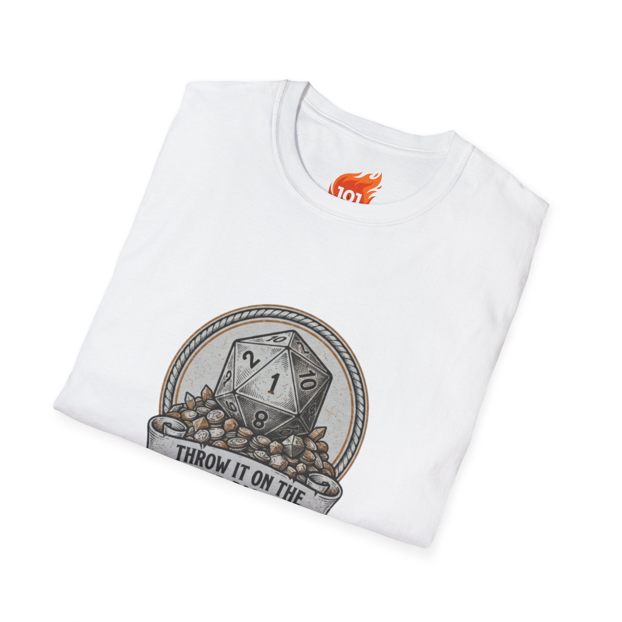 Cursed Dice Pile Graphic T-Shirt