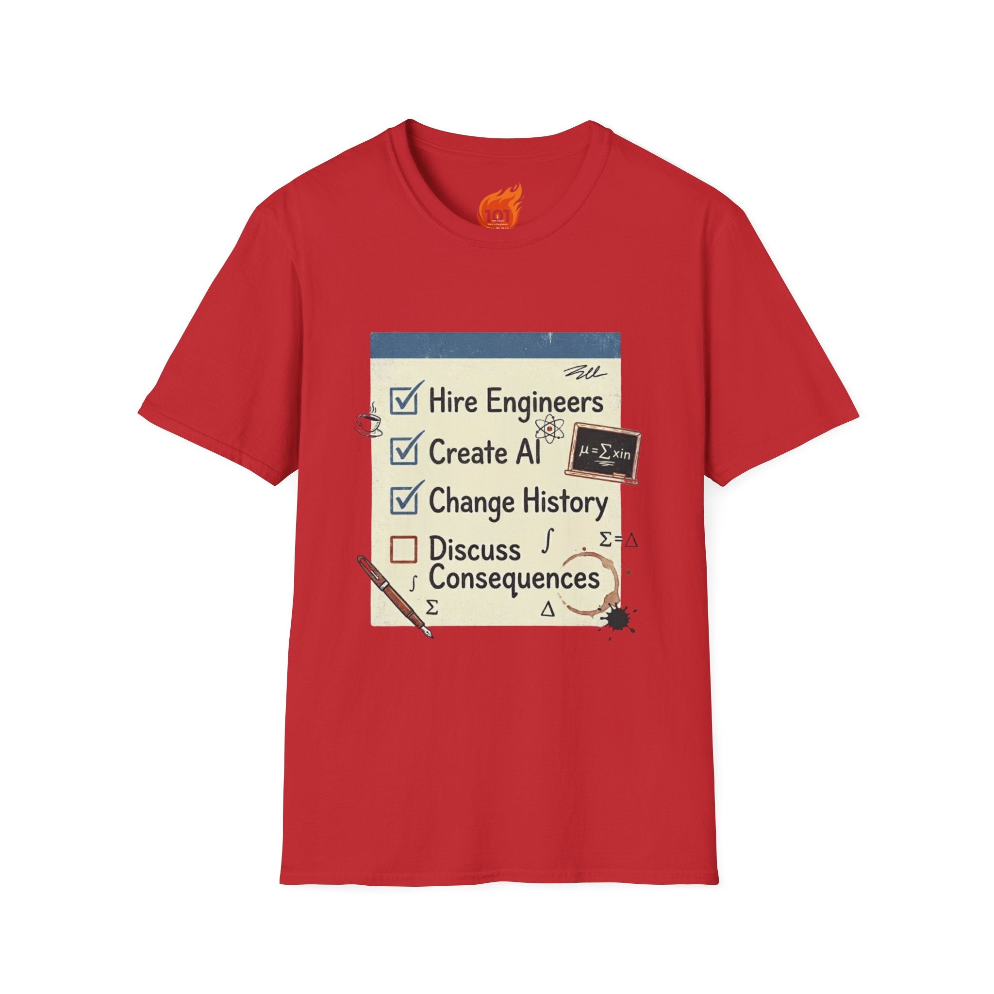 AI Checklist Graphic T-Shirt