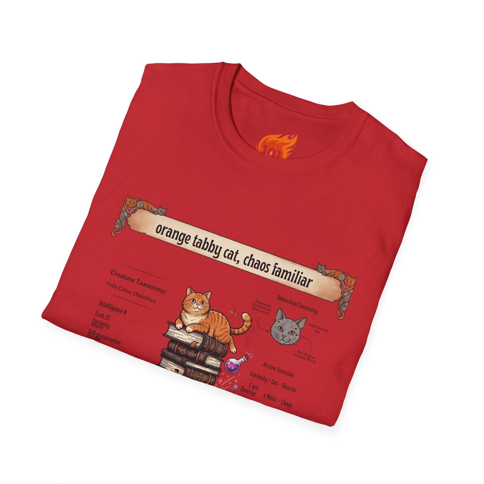 Everyday Bestiary: Orange Tabby Cat Graphic T-Shirt