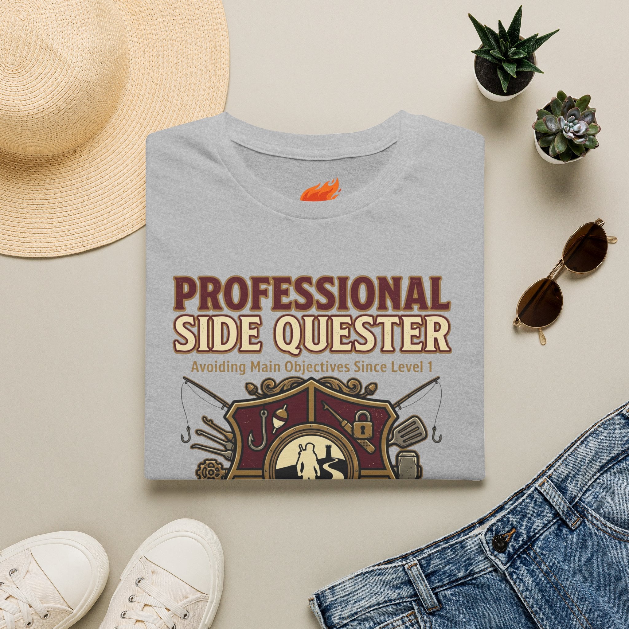 Professional Side Quester Graphic T-Shirt