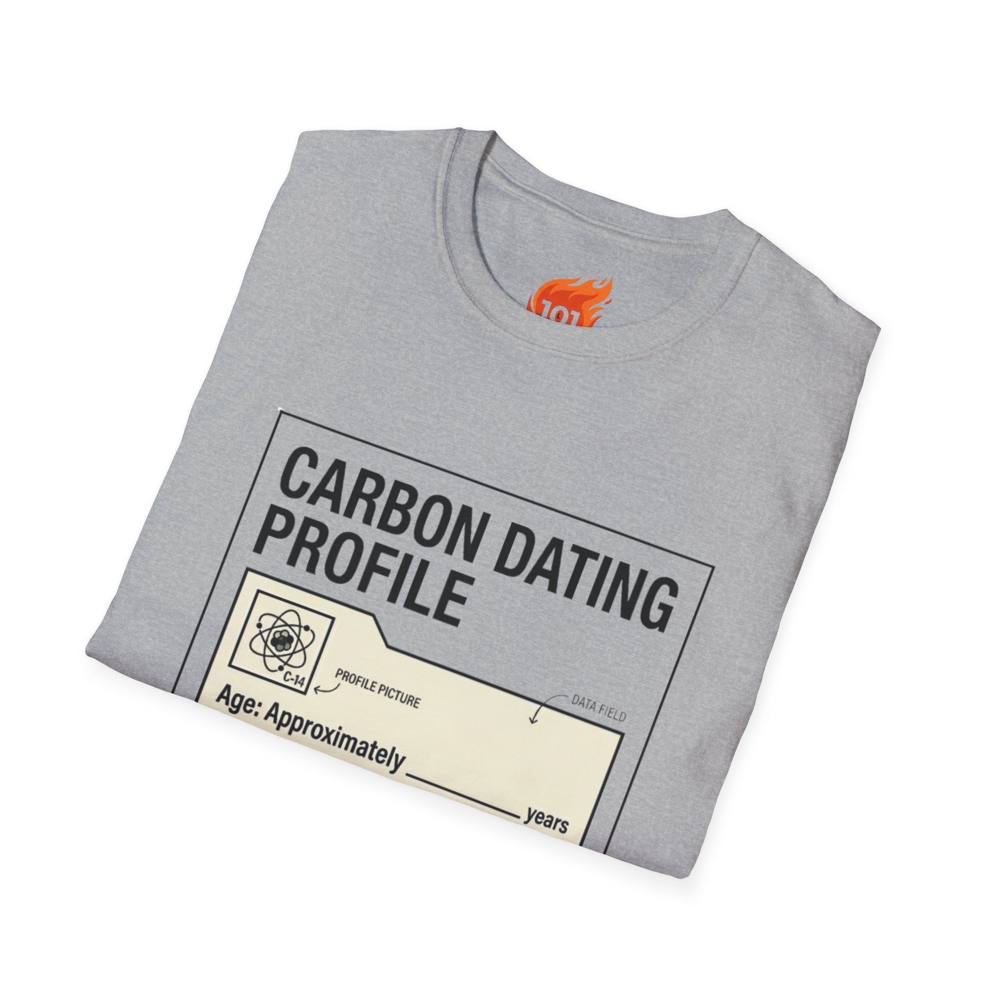 Carbon Dating Profile Graphic T-Shirt