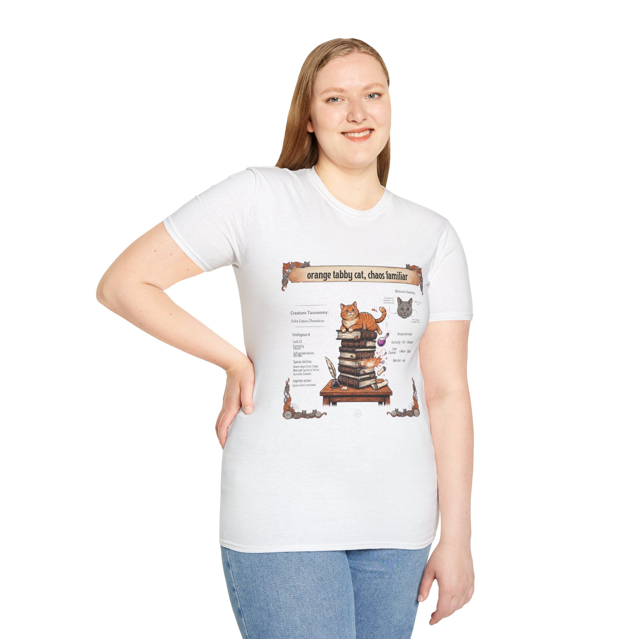 Everyday Bestiary: Orange Tabby Cat Graphic T-Shirt