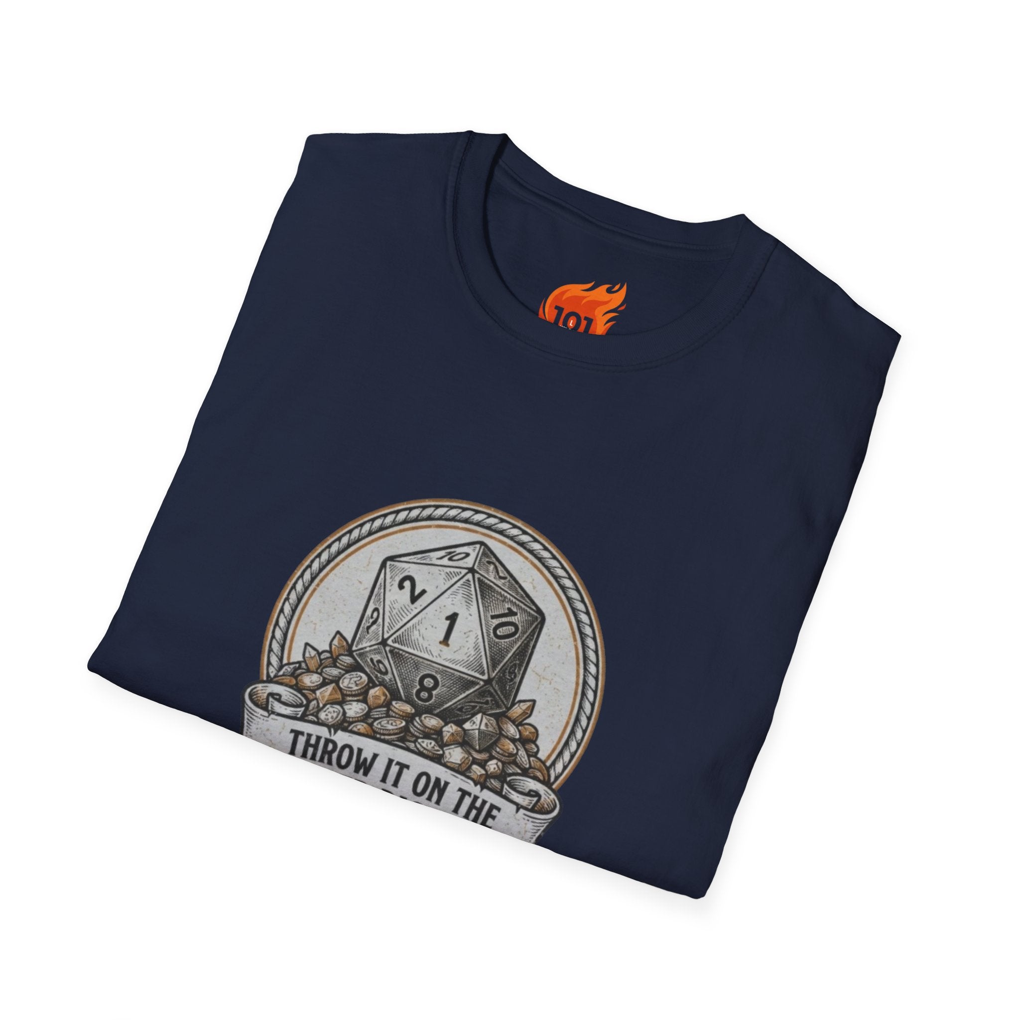 Cursed Dice Pile Graphic T-Shirt