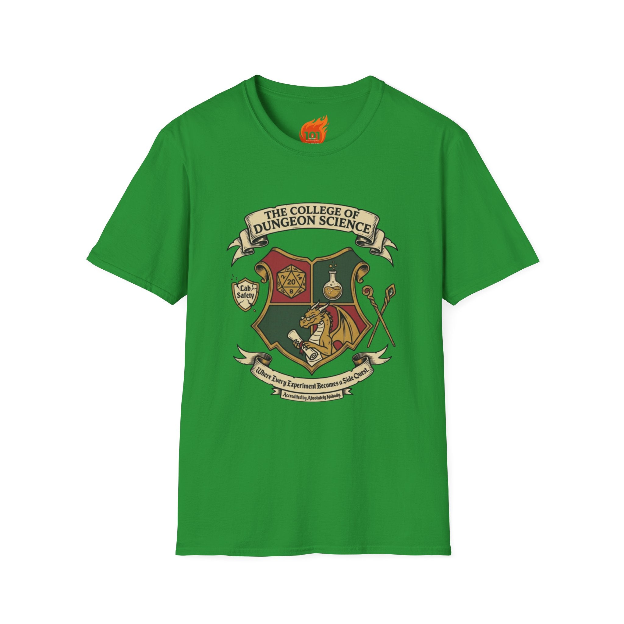 College of Dungeon Science Graphic T-Shirt
