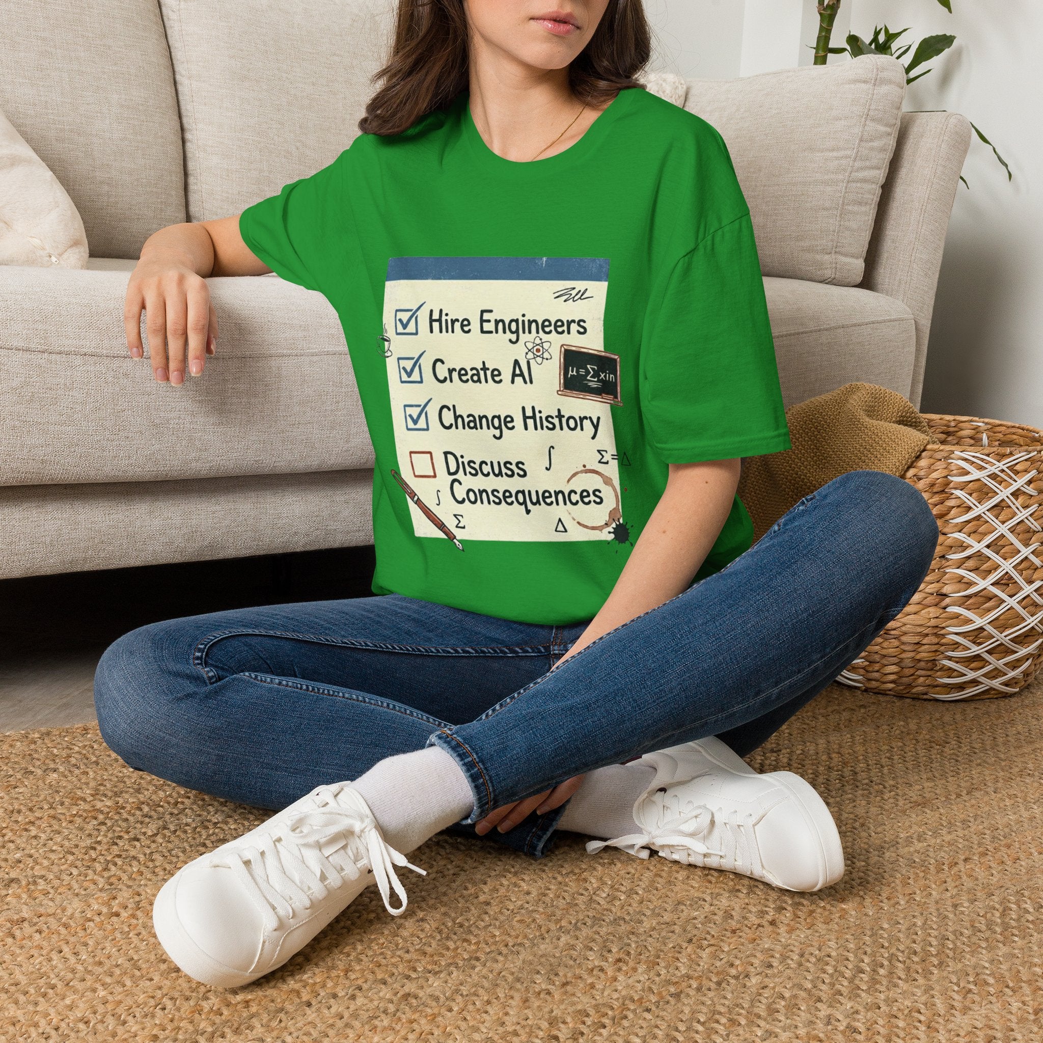 AI Checklist Graphic T-Shirt
