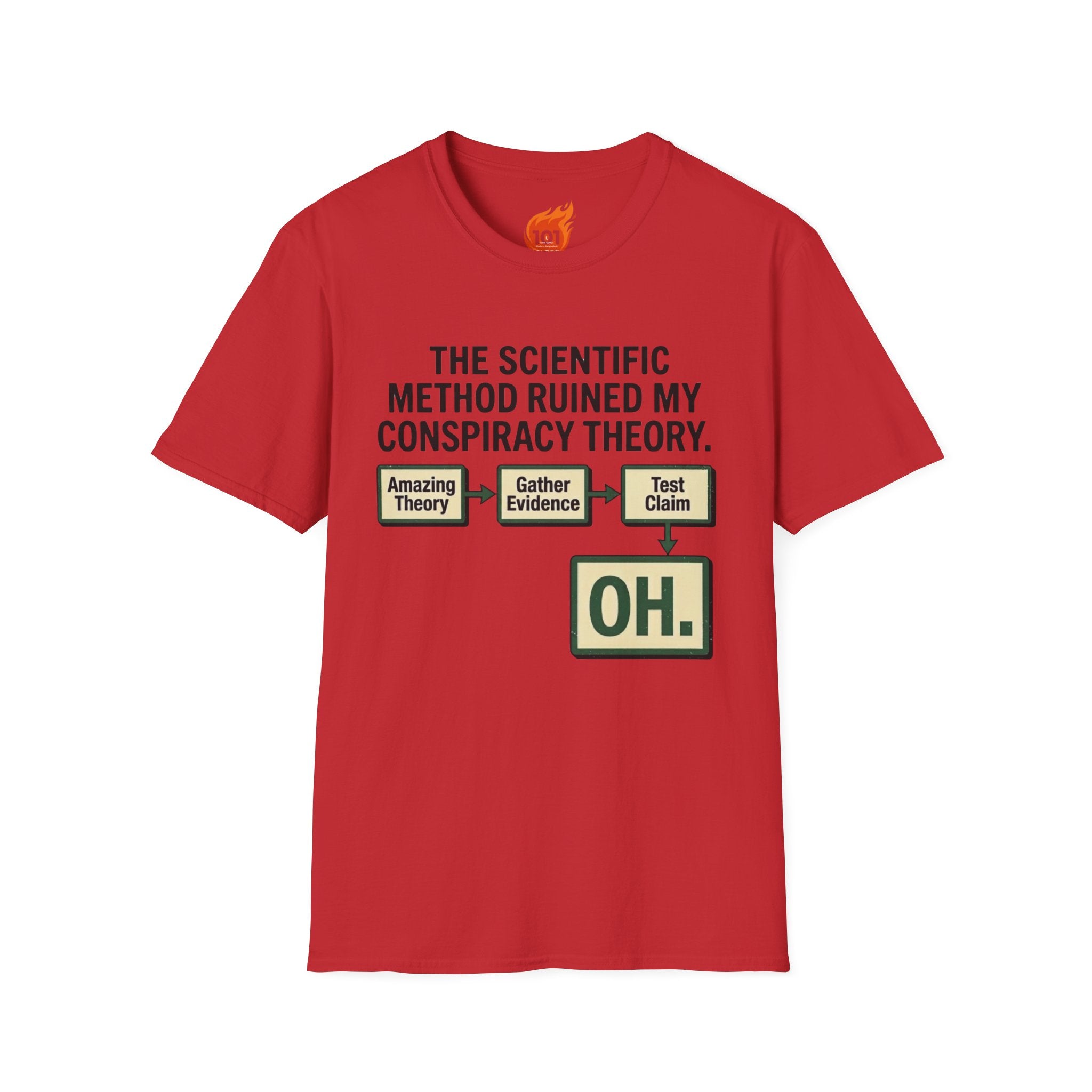 Scientific Conspiracy Theory Graphic T-Shirt