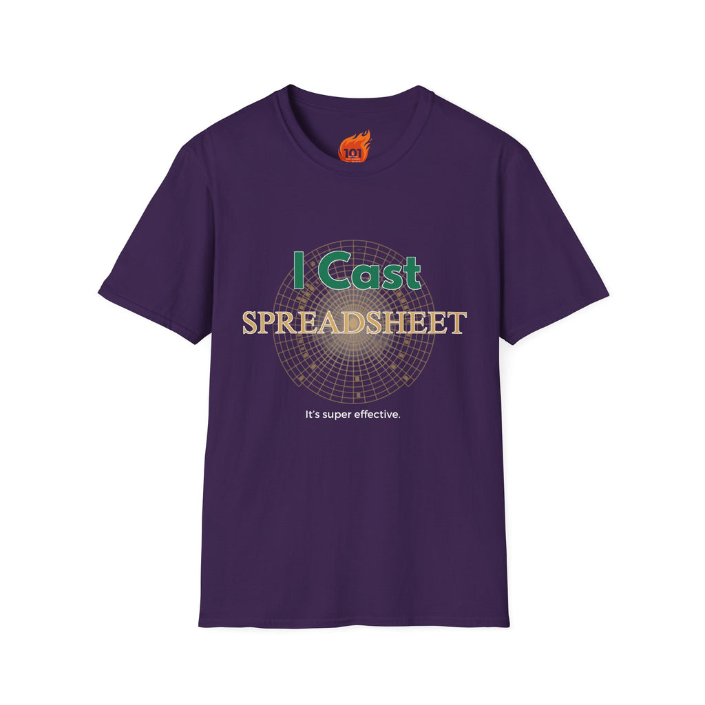 I Cast Spreadsheet Graphic T-Shirt