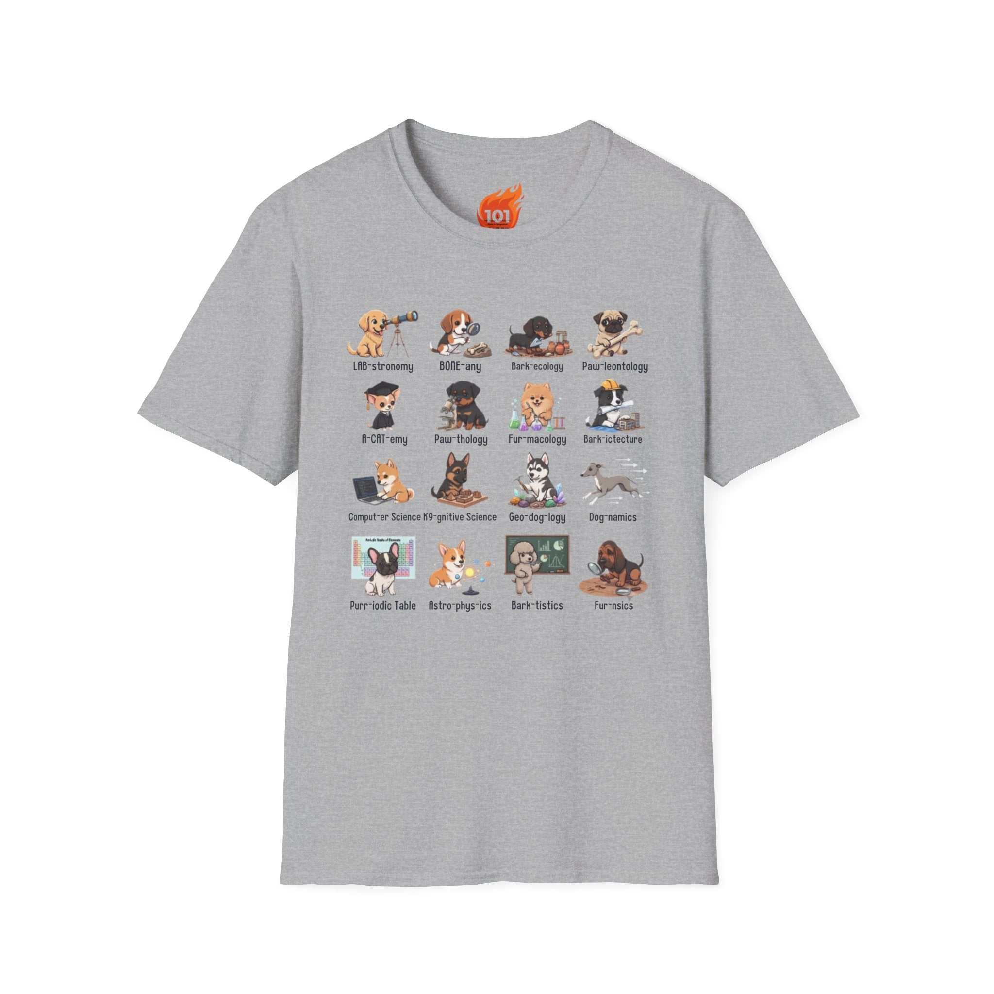 Future Dog STEM fields Graphic T-Shirt