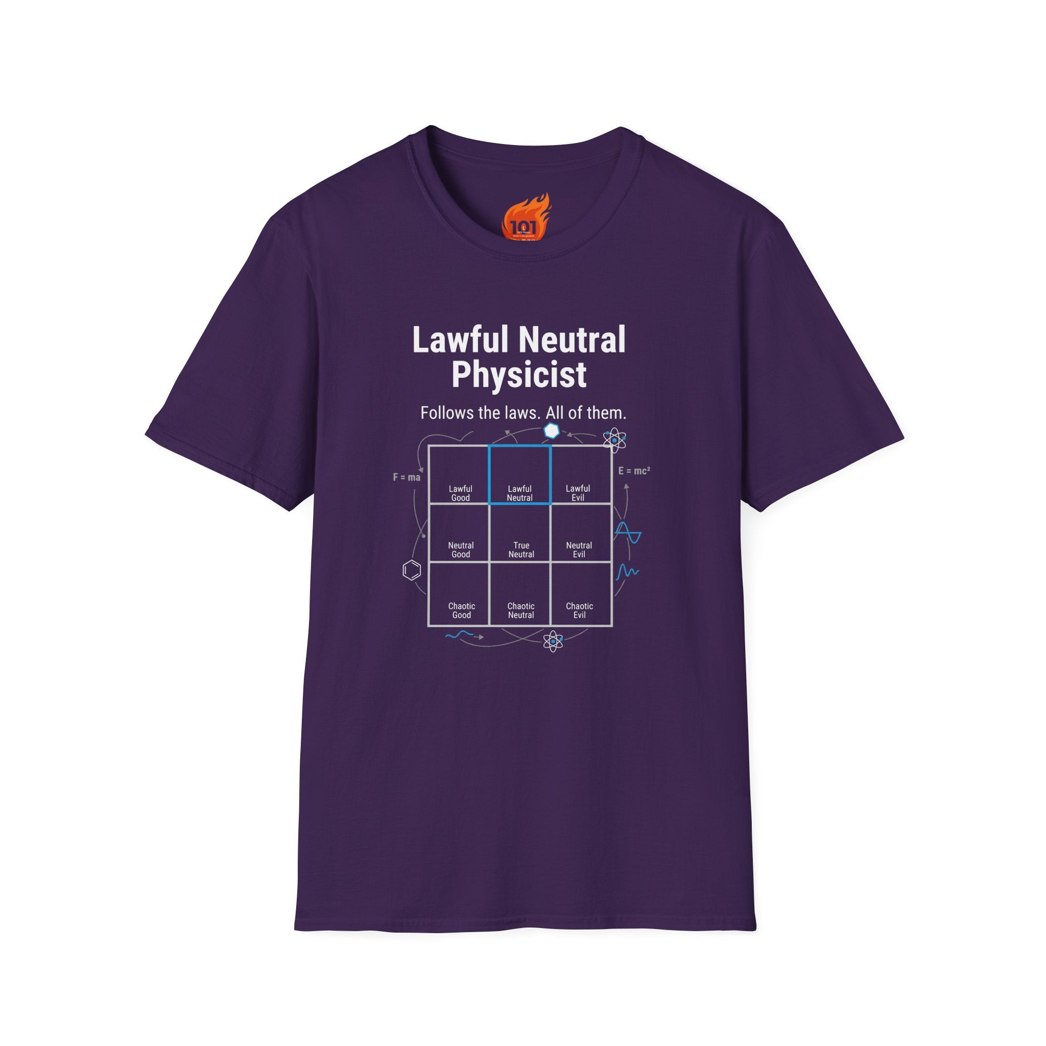 Lawful Neutral Physicist Graphic T-Shirt