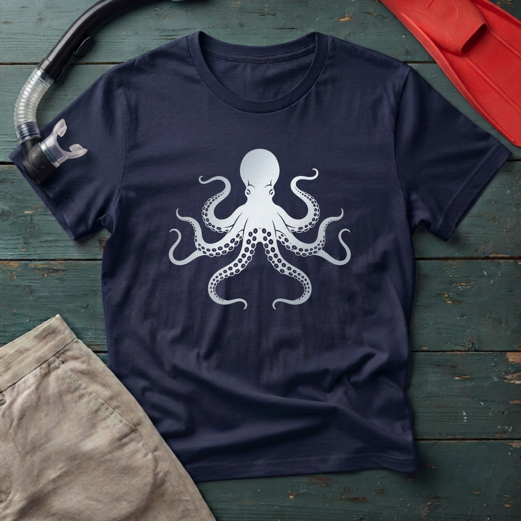 Giant Pacific Octopus Graphic T-Shirt