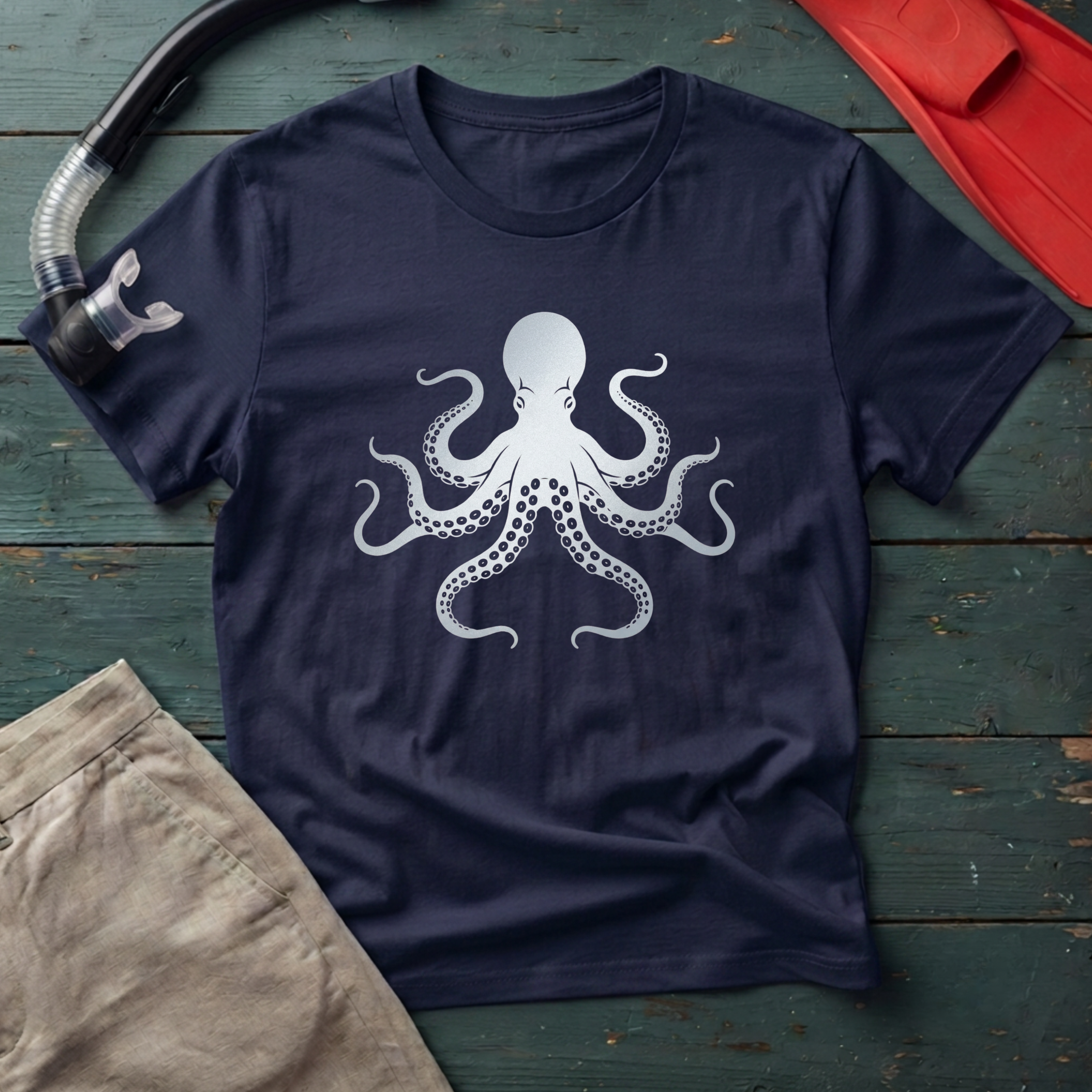 Giant Pacific Octopus Graphic T-Shirt
