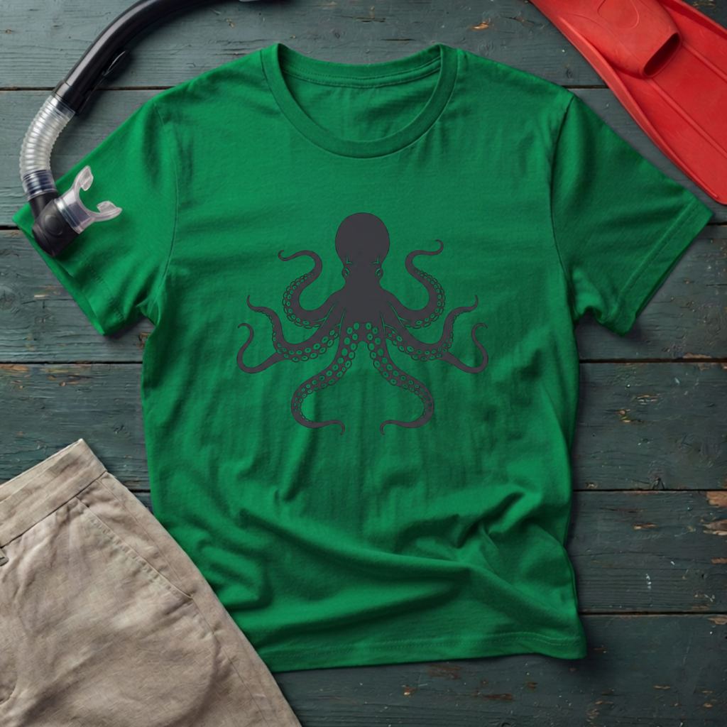 Giant Pacific Octopus Graphic T-Shirt