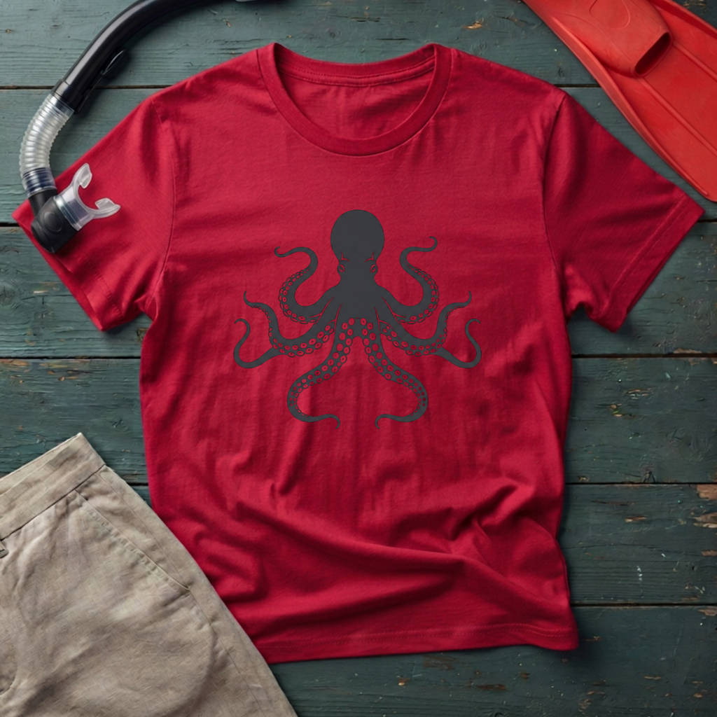 Giant Pacific Octopus Graphic T-Shirt
