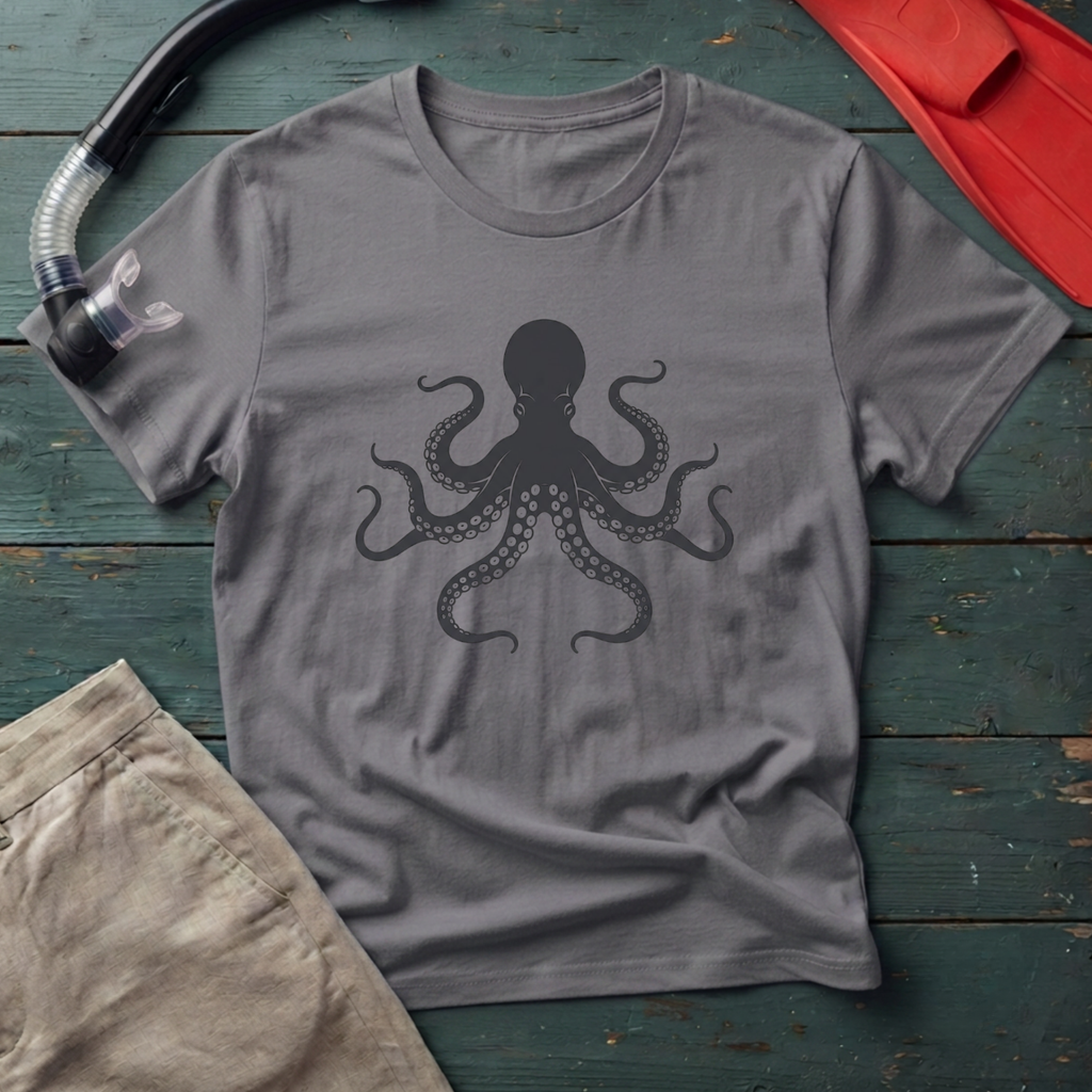 Giant Pacific Octopus Graphic T-Shirt