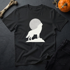 Howling Gray Wolf Graphic T-Shirt